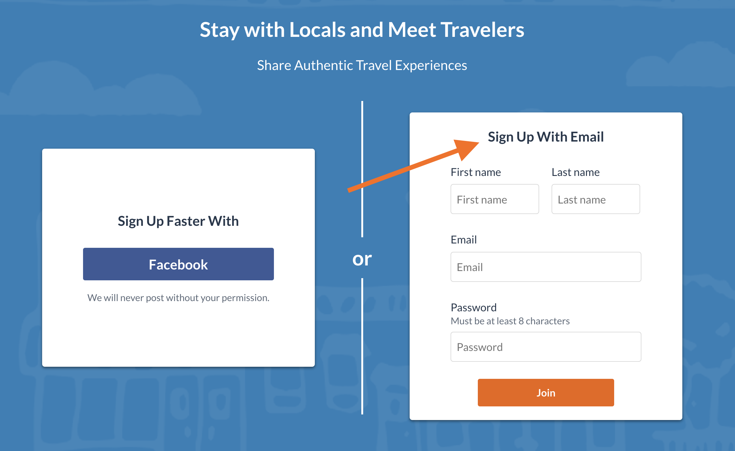 Facebook Login Currently Unavailable – Couchsurfing Blog